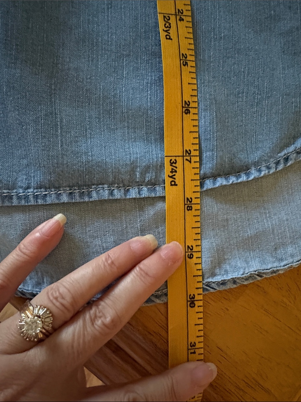 Sonoma Light Blue Denim Button-Down Shirt - Picture 13 of 13
